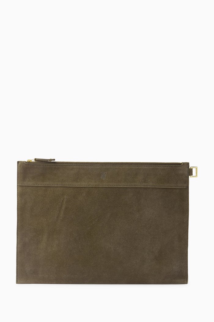

The Nomad Pouch in Suede, Grey