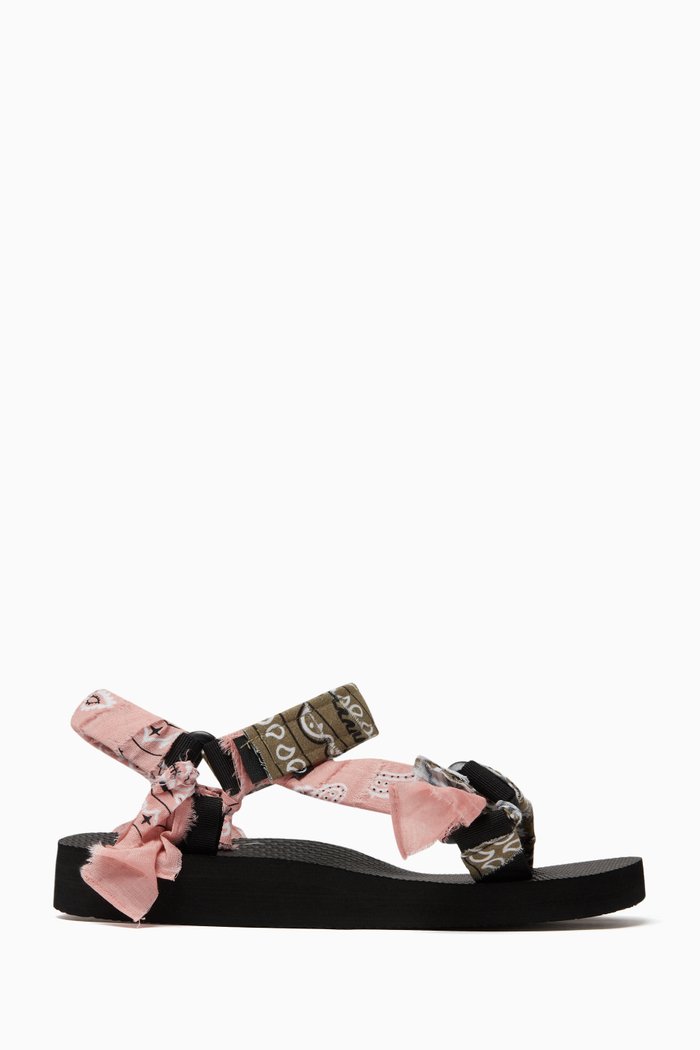 

Trekky Bandana Sandals in Cotton & Repreve®, Multicolour