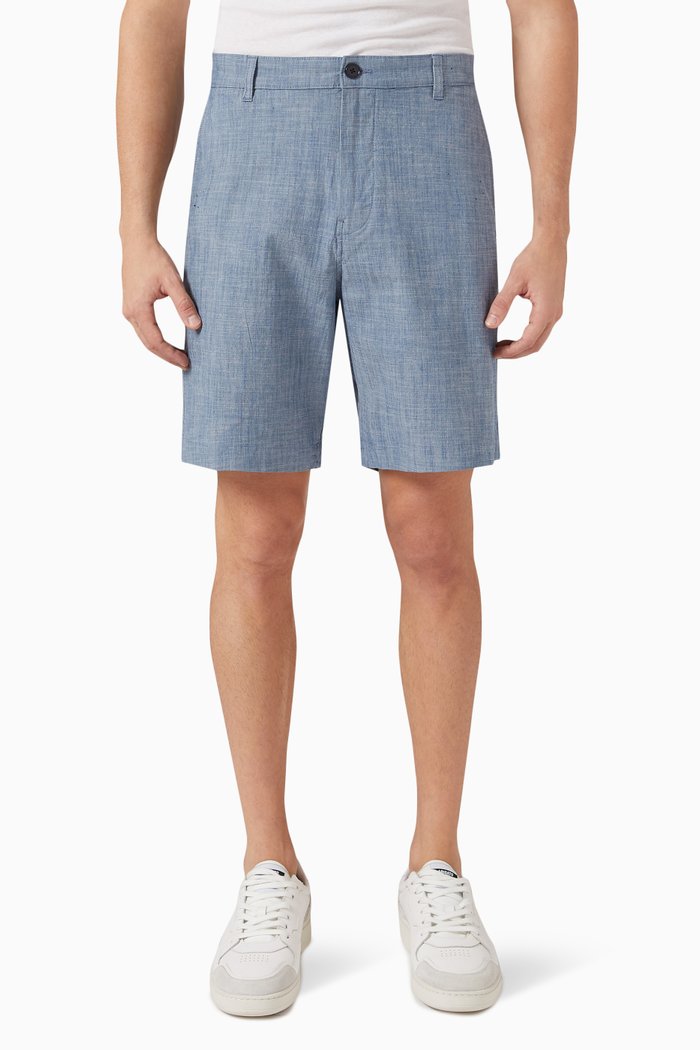 

Tilak Shorts in Organic Cotton Blend, Blue