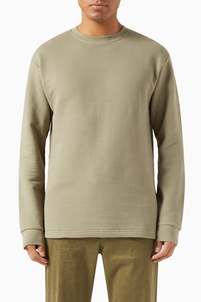 

Dimmy Sweatshirt in Cotton Knit, Grey