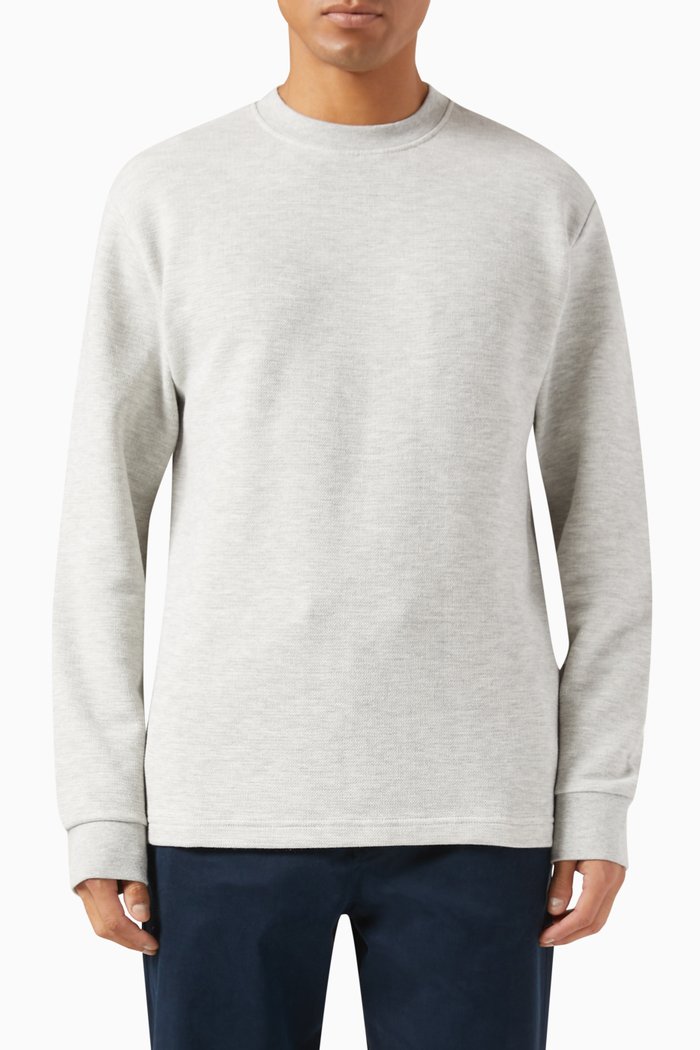 

Dimmy Sweatshirt in Cotton Knit, Grey