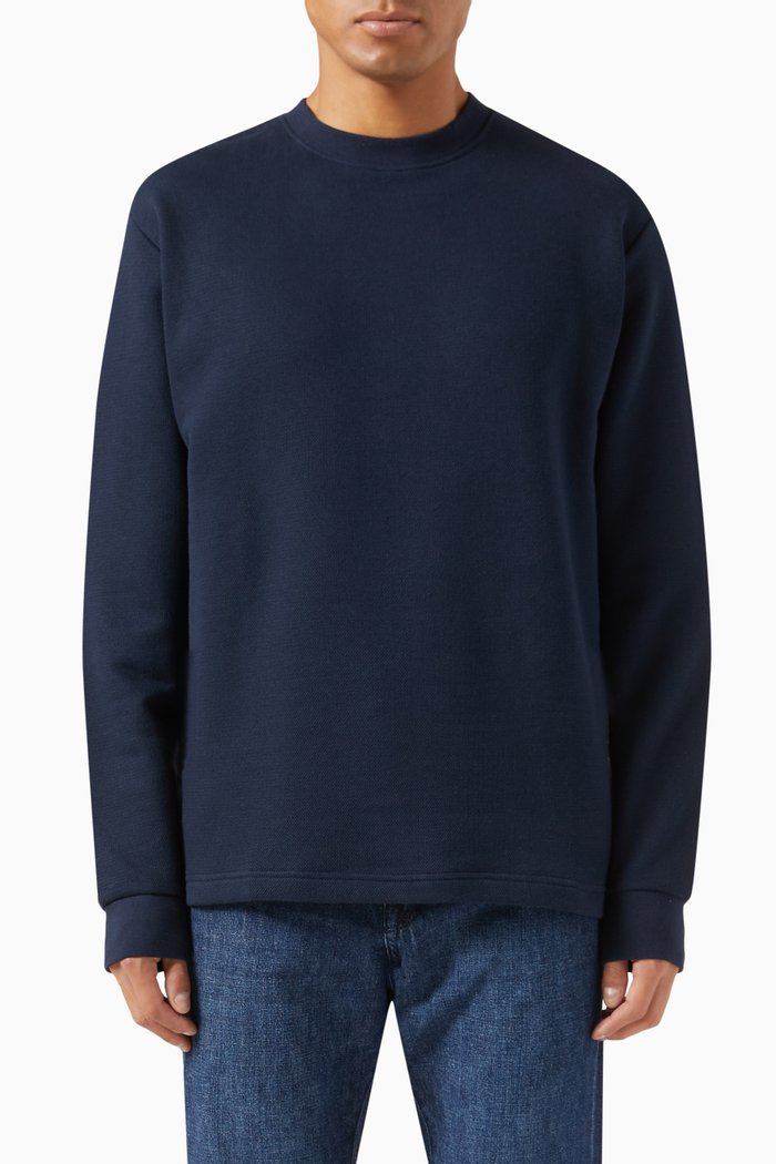 

Dimmy Sweatshirt in Cotton Knit, Blue