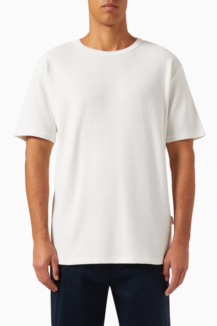 

Ribbed T-shirt in Cotton, Neutral