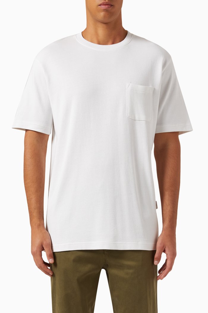 

Pocket T-shirt in Organic Cotton & Recycled Viscose, Neutral