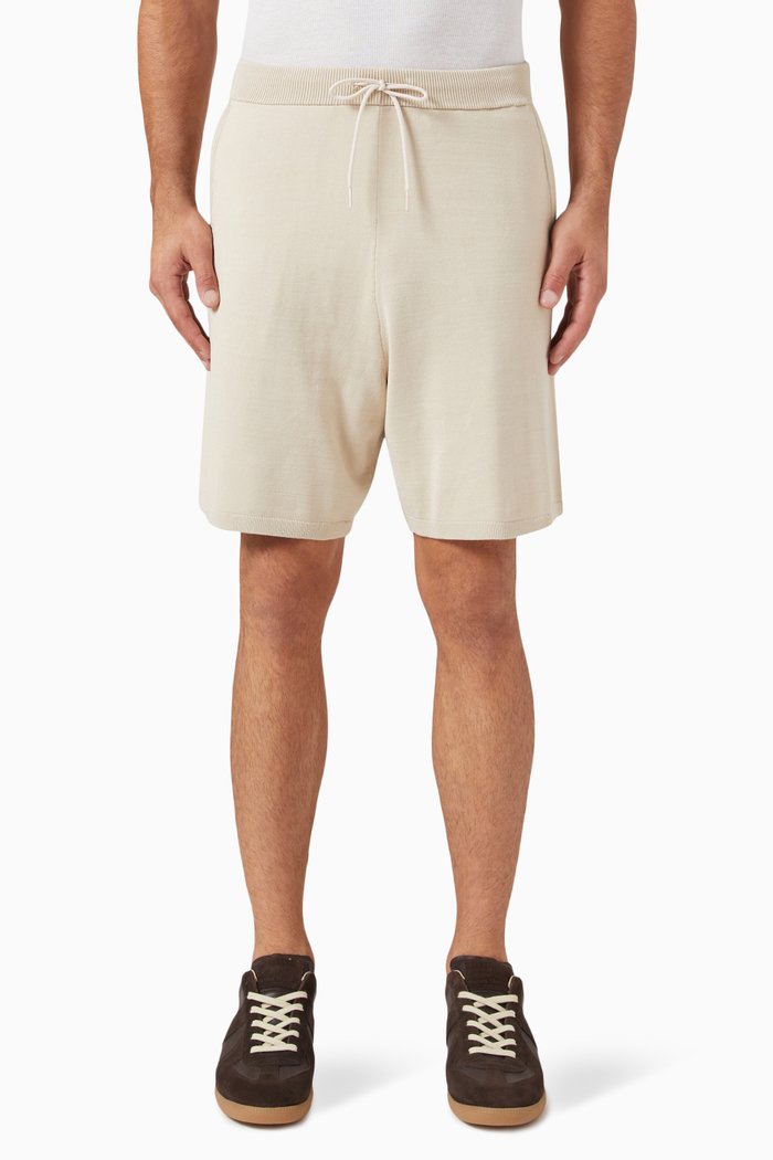 

Shorts in Viscose Blend Knit, Neutral