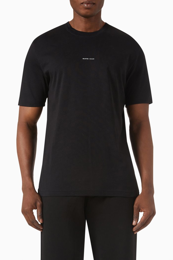 

T-shirt in Organic Cotton, Black