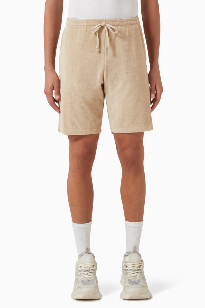 

Drawstring Shorts in Terrycloth, Neutral