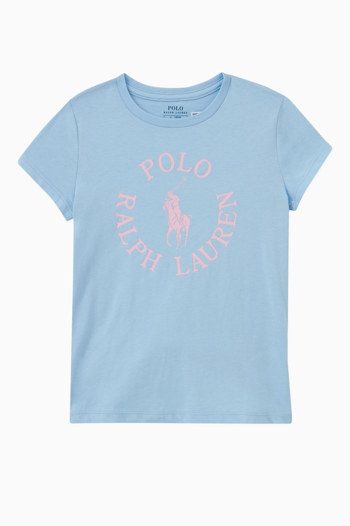 

Logo T-shirt in Cotton, Blue