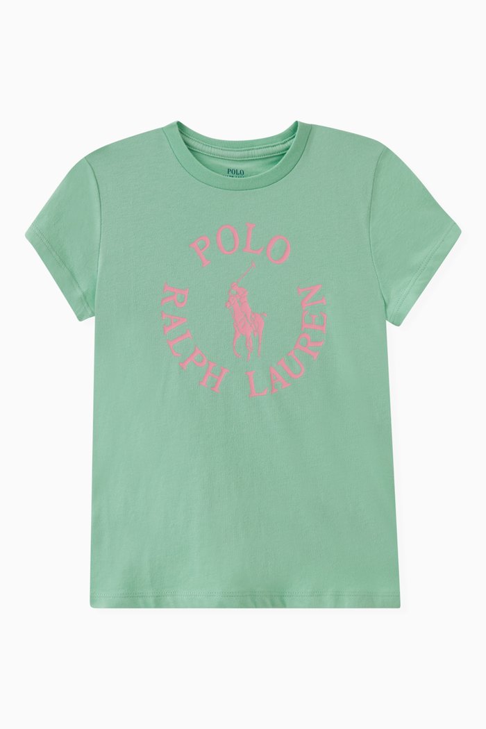 

Logo T-shirt in Cotton, Green