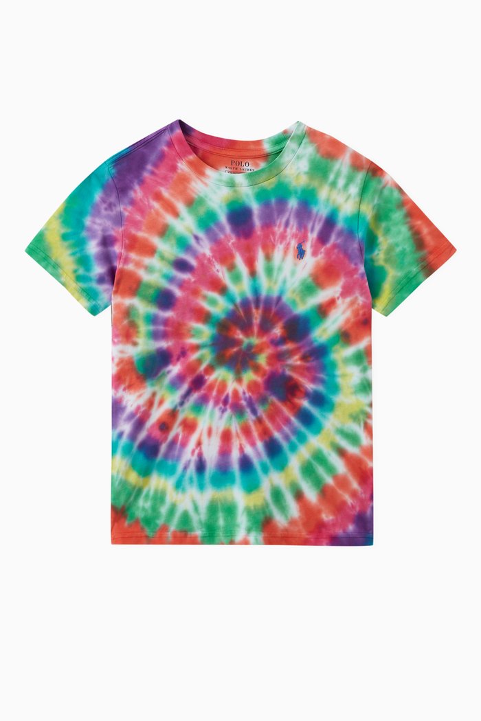 

Tie-dye T-shirt in Cotton Jersey, Multicolour