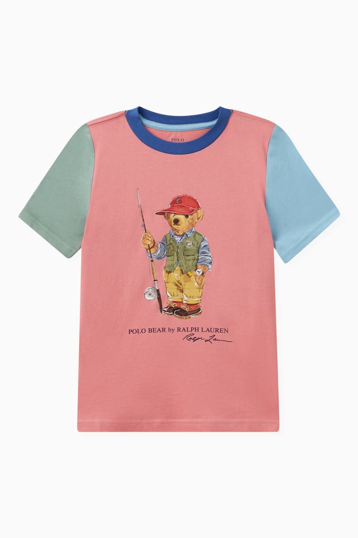 

Bear T-shirt in Cotton, Multicolour