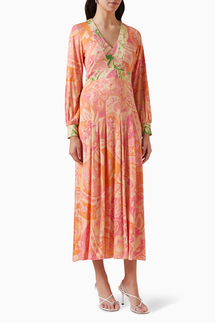 

Caro Midi Dress, Pink