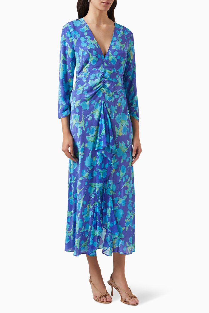 

Rose Midi Dress, Blue