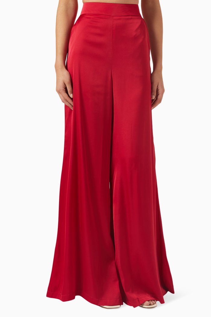 

Ara Wide-leg Pants, Red
