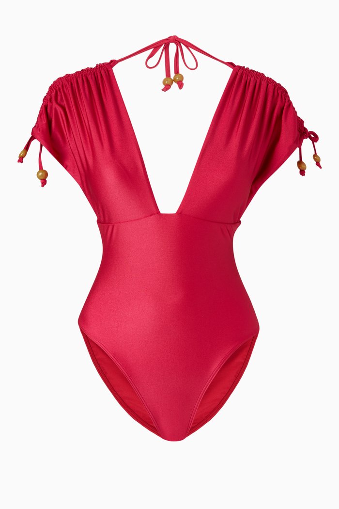 

Roba One-piece Swimsuit, Red