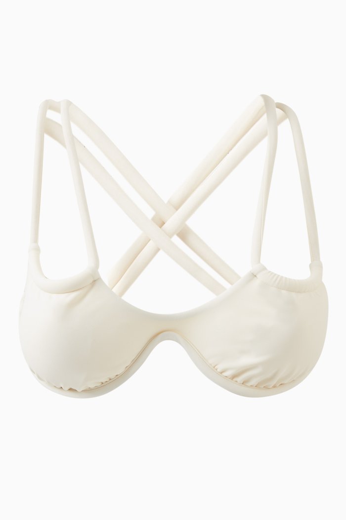 Lani Bikini Top, White