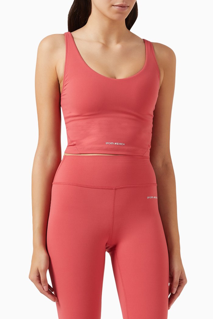 

SRHWC Cropped Tank Top in Stretch-nylon, Pink