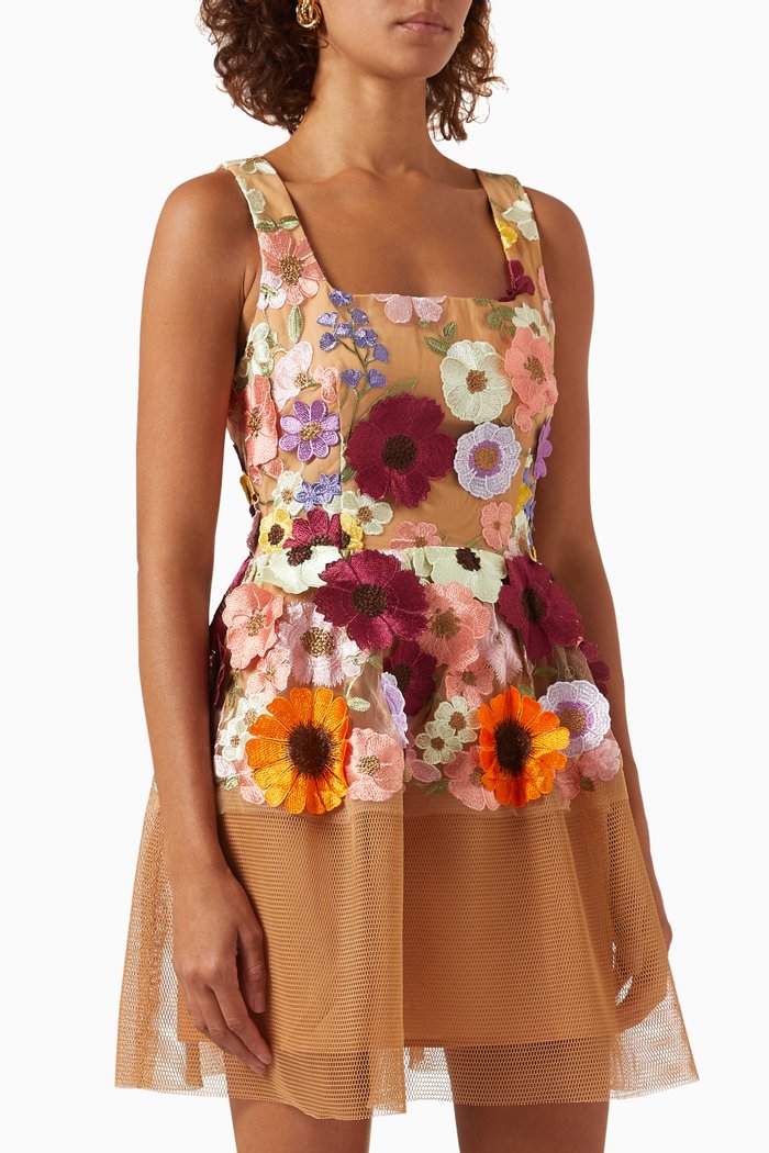 

Penny Dress in Tulle, Multicolour