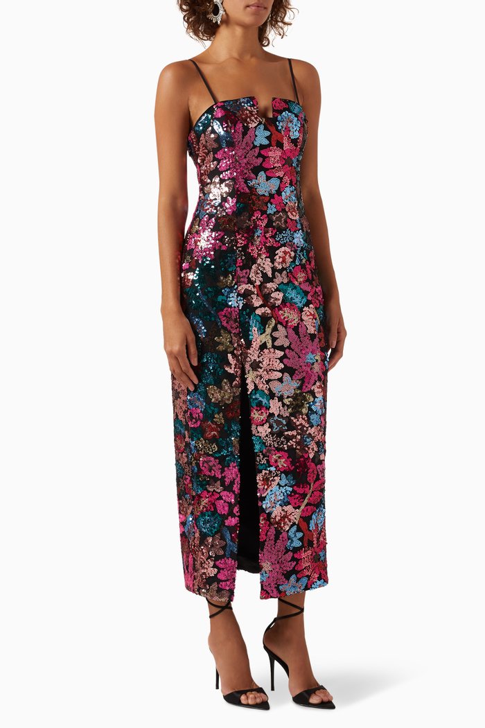 

Honeymoon Dress in Sequinned Nylon, Multicolour