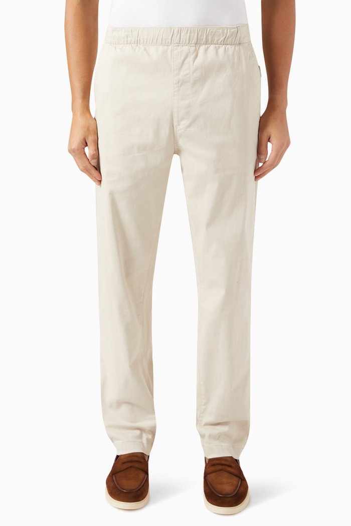 

Garment Dye Chinos in Cotton, Grey