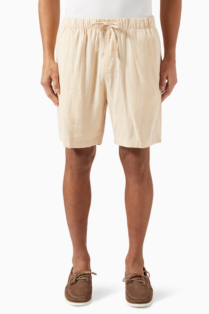 

Air Linen Pull-on Shorts in Linen Blend, Neutral
