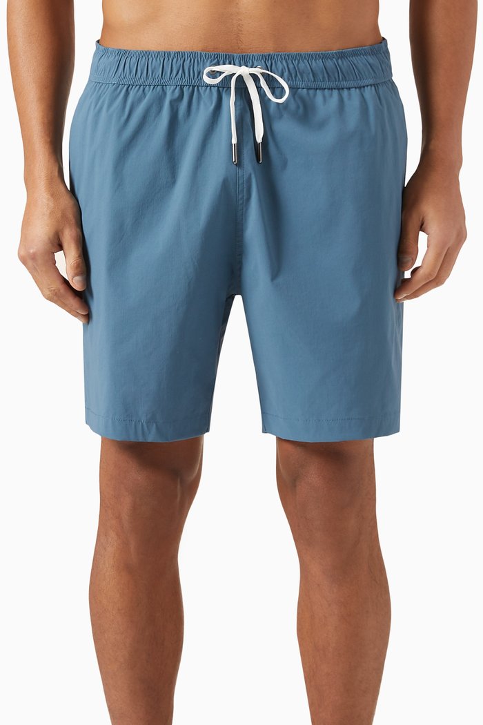 

Charles 7 Swim Shorts in Nylon, Blue