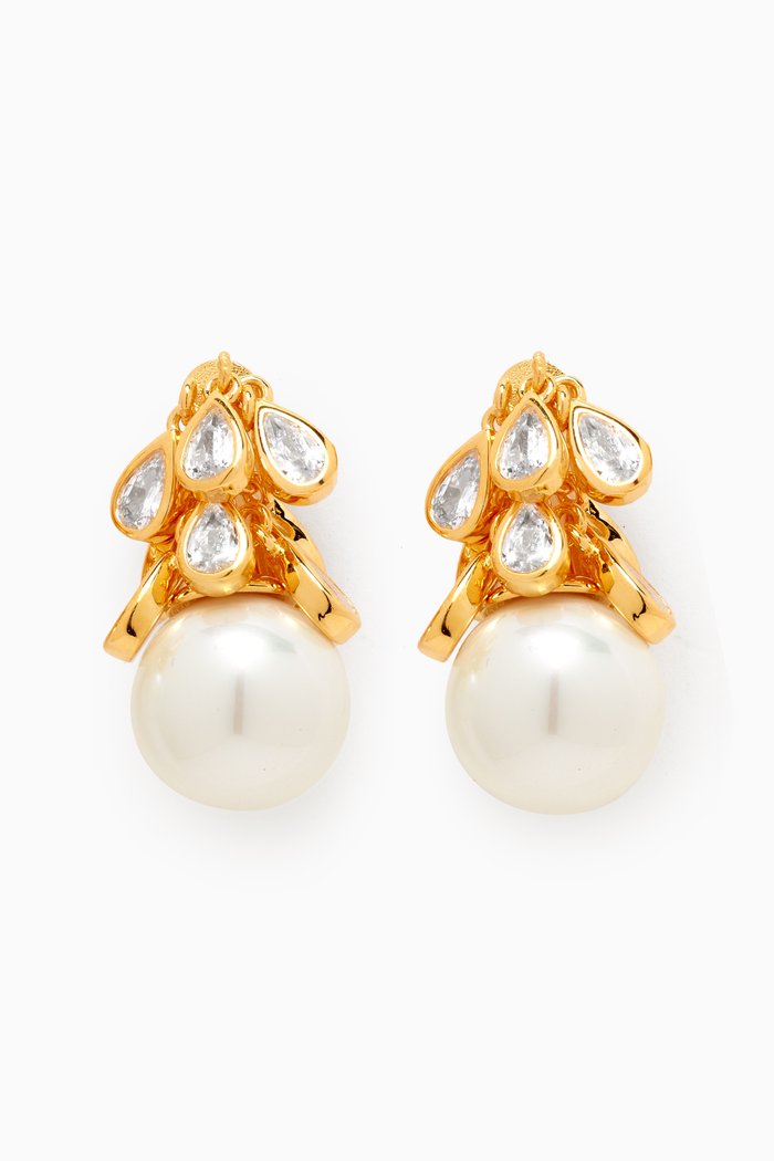 

Nura Pearl Earrings in 18kt Gold-plated Sterling Silver