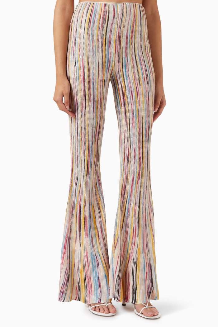 

Signature Pattern High-rise Pants, Multicolour