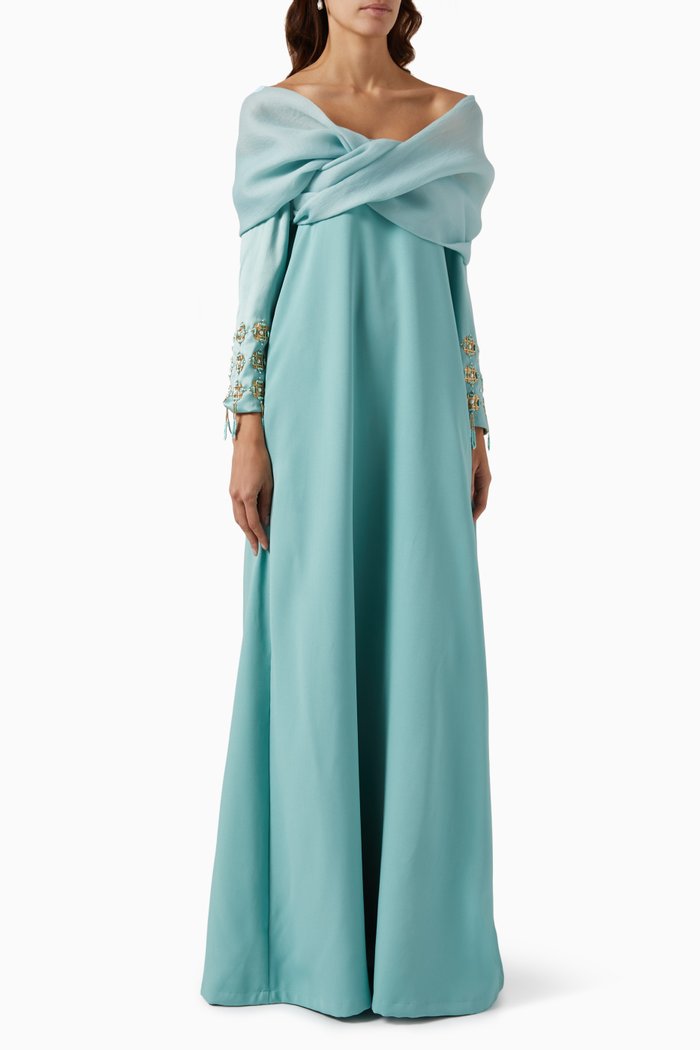 

Fell Feminen Gown, Green