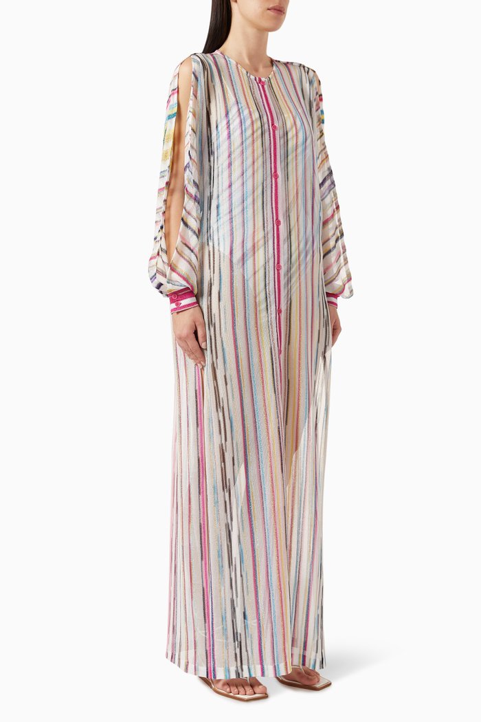 

Cover-up Maxi Dress in Lamé, Multicolour