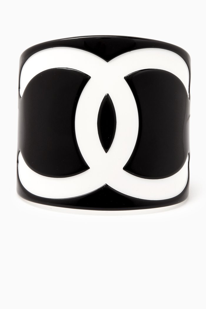 

2001 Vintage Chanel Cuff, Black