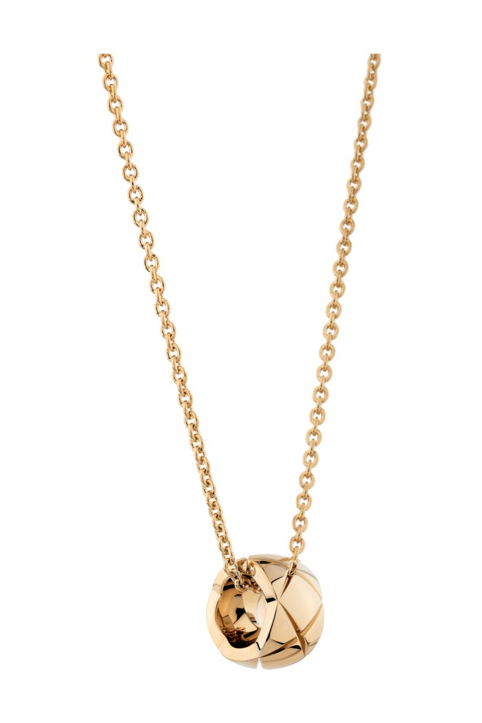

Quilted motif, 18K BEIGE GOLD, Neutral