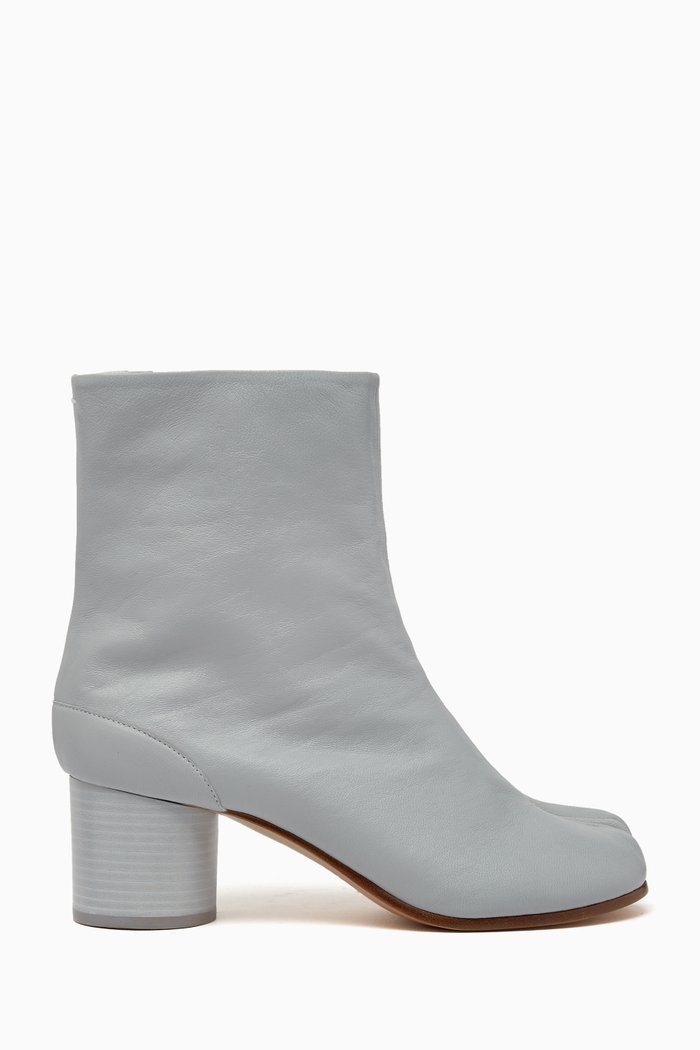

Tabi 80 Ankle Boots in Leather, Blue