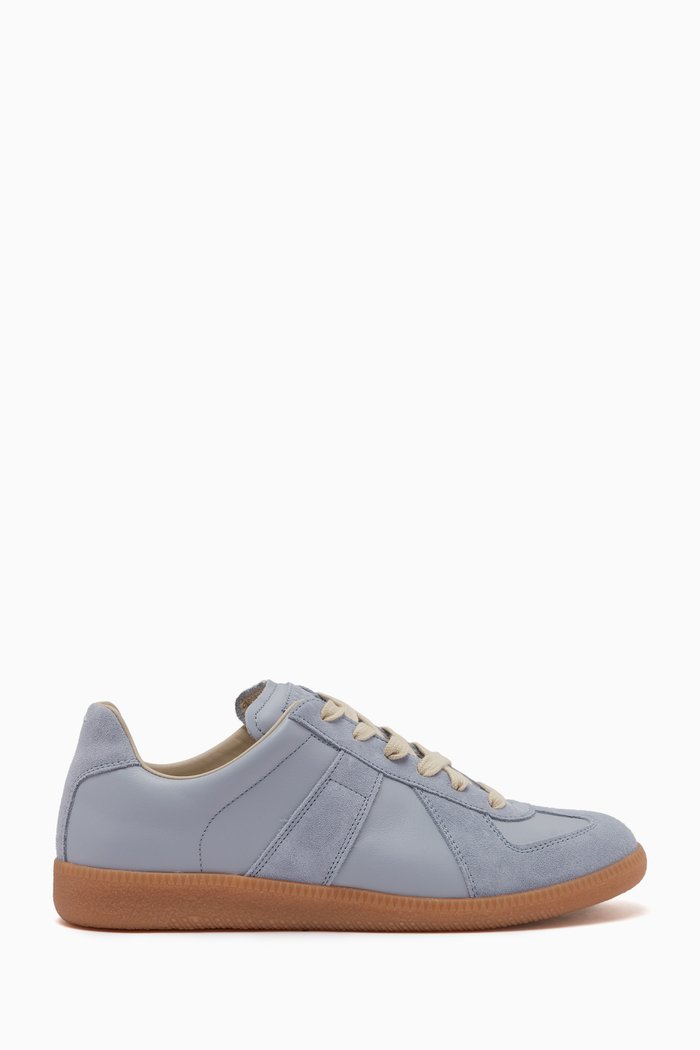 

Replica Low-top Sneakers in Calfskin & Suede, Blue