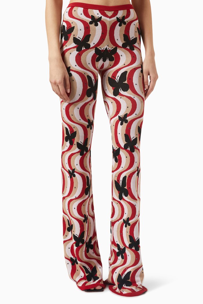 

Printed Pants in Jacquard, Multicolour