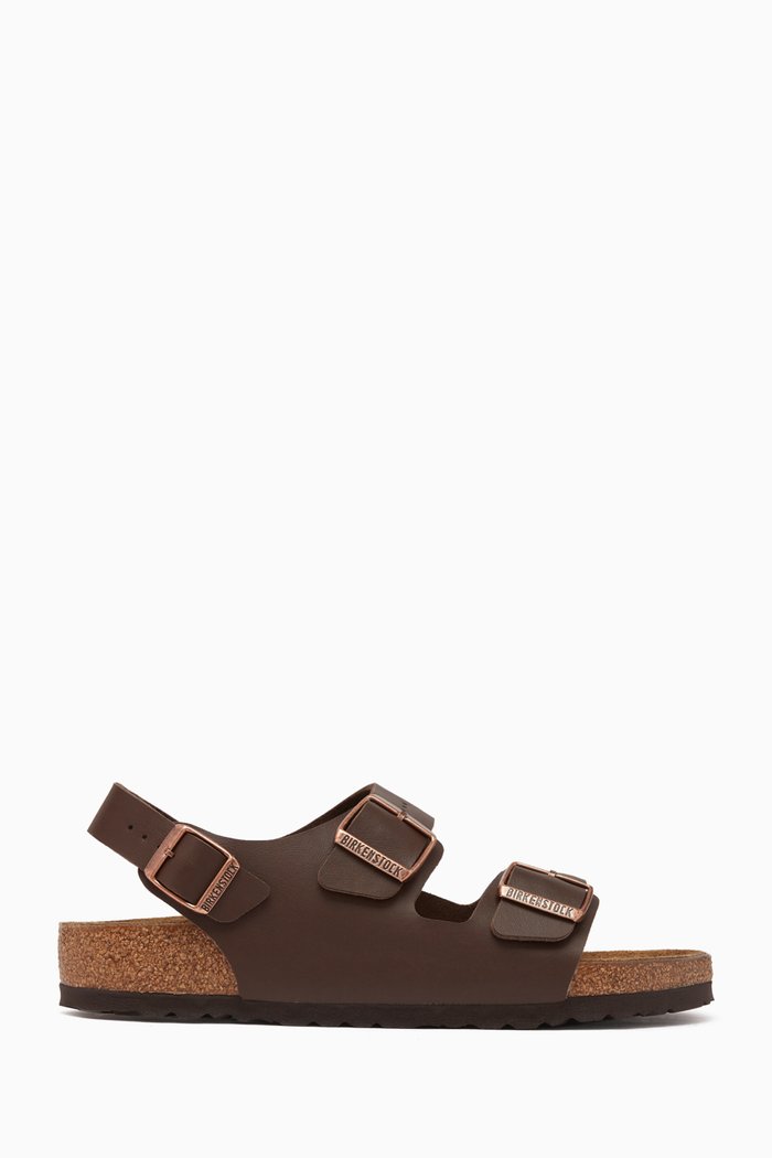 

Milano Sandals in Birko-Flor®, Brown