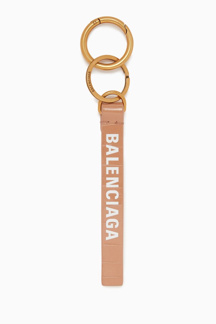 

Everyday Leather Keyring, Neutral