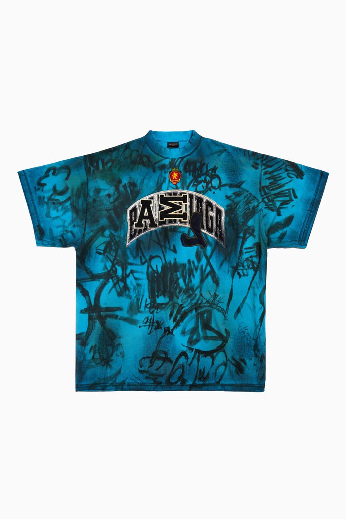 

Skater Oversized T-shirt in Vintage-jersey, Blue