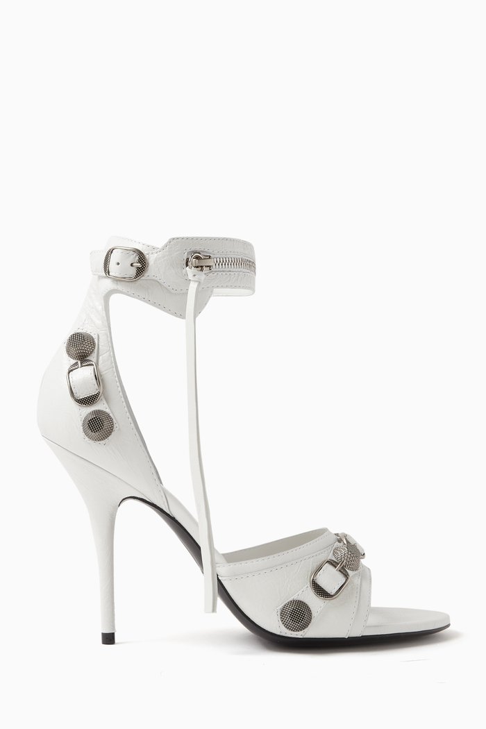

Cagole 110 Sandals in Arena lambskin, White
