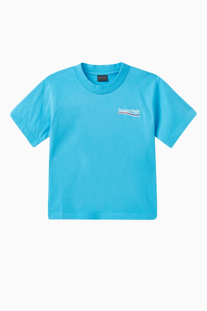 

Political Campaign T-shirt in Cotton Jersey, Blue