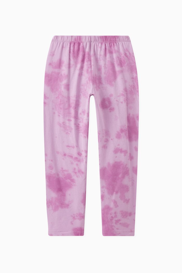 

Tie-dye Leggings in Cotton, Blue