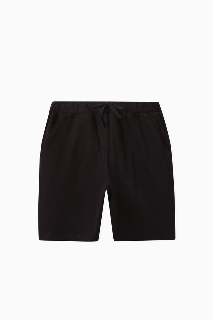 

Drawstring Shorts in Cotton, Black