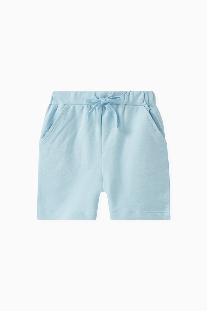

Drawstring Shorts in Cotton, Blue