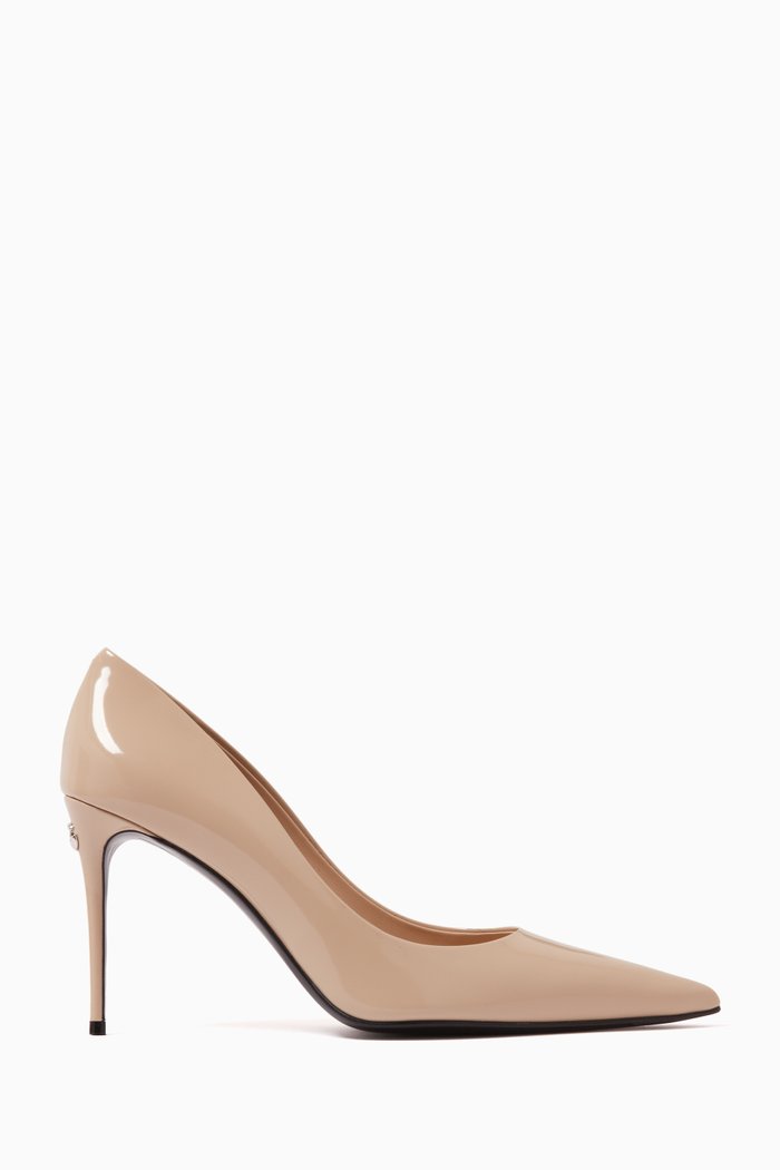 

x KIM Lollo 90 Pumps in Patent Leather, Neutral