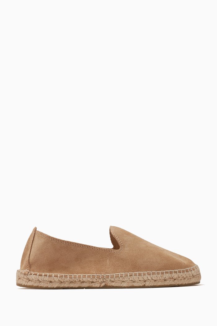 

Logo Espadrilles in Suede, Neutral