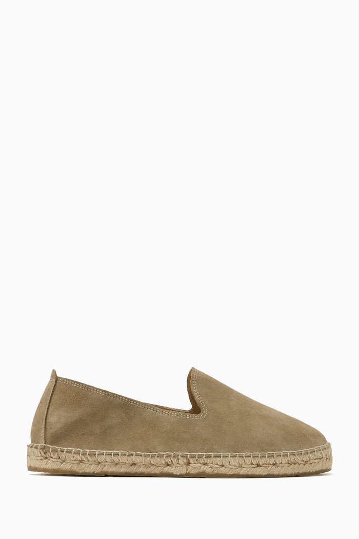 

Logo Espadrilles in Suede, Green