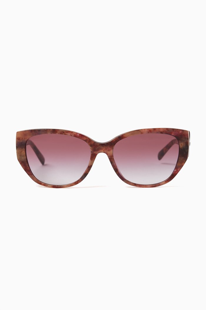 

D-frame Sunglasses in Acetate, Brown