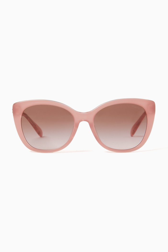 

Cat-eye Sunglasses in Acetate, Pink