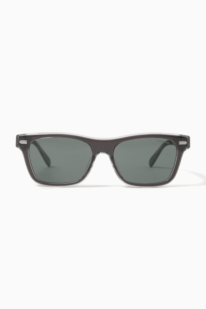 

D-frame Sunglasses in Acetate, Black