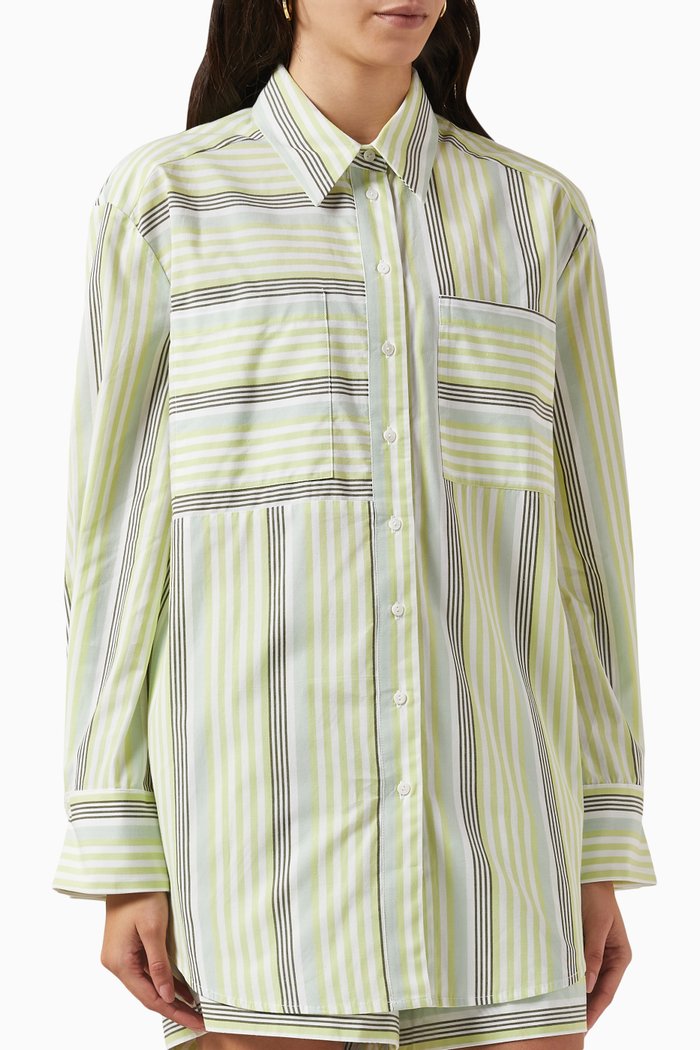 

Nola Shirt in Cotton, Green